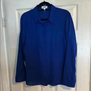 Blue Button-Up Shirt